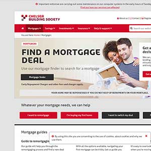 Chelsea Building Society homepage