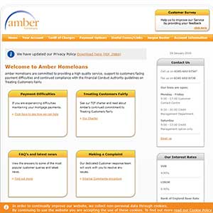 Amber Home Loans homepage