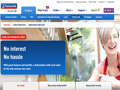 nationwide building society credit cards