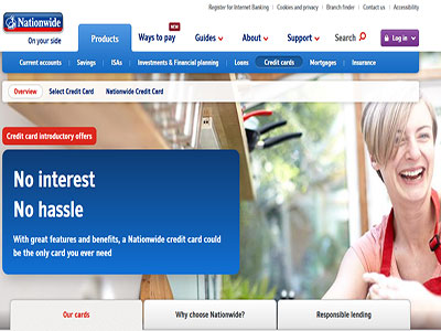 Nationwide Building Society homepage