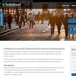 Funding Secure homepage