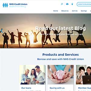 NHS Credit Union homepage