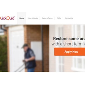 QuickQuid homepage