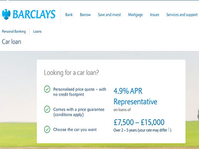 Barclay’s – Vehicle finance in UK | SeekLoans