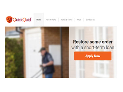 Quick Quid homepage