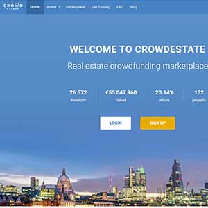 Crowdestate homepage