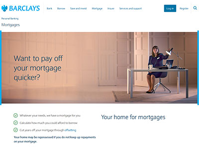 Barclays homepage