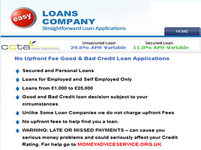 easy loans company loans bad credit