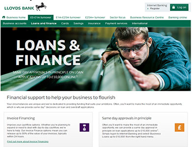 Lloyd's Banking Group homepage