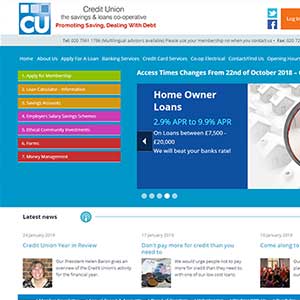 The Credit Union homepage