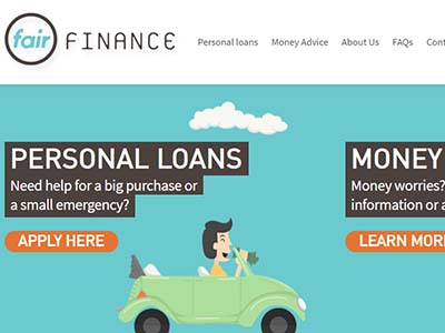Fair Finance homepage