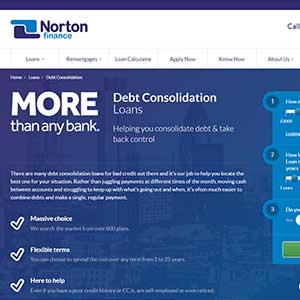 Norton Finance homepage