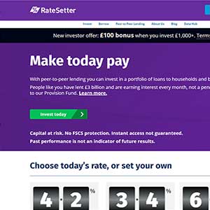 rate setter peer-to-peer loans