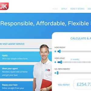 Fast Loans UK homepage