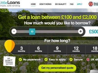 Little Loans homepage