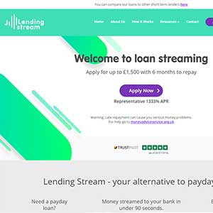 Lending Stream homepage