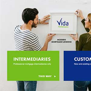 Vida Home Loans homepage