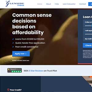 Glenside Finance homepage